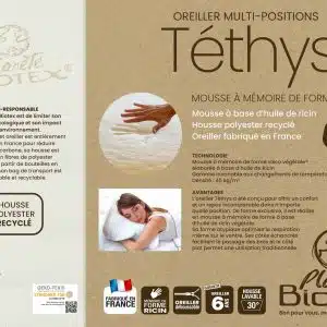 oreiller thetys biotex