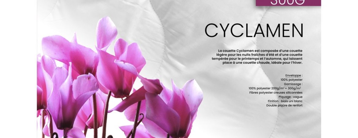 couette 4 saisons cyclamen